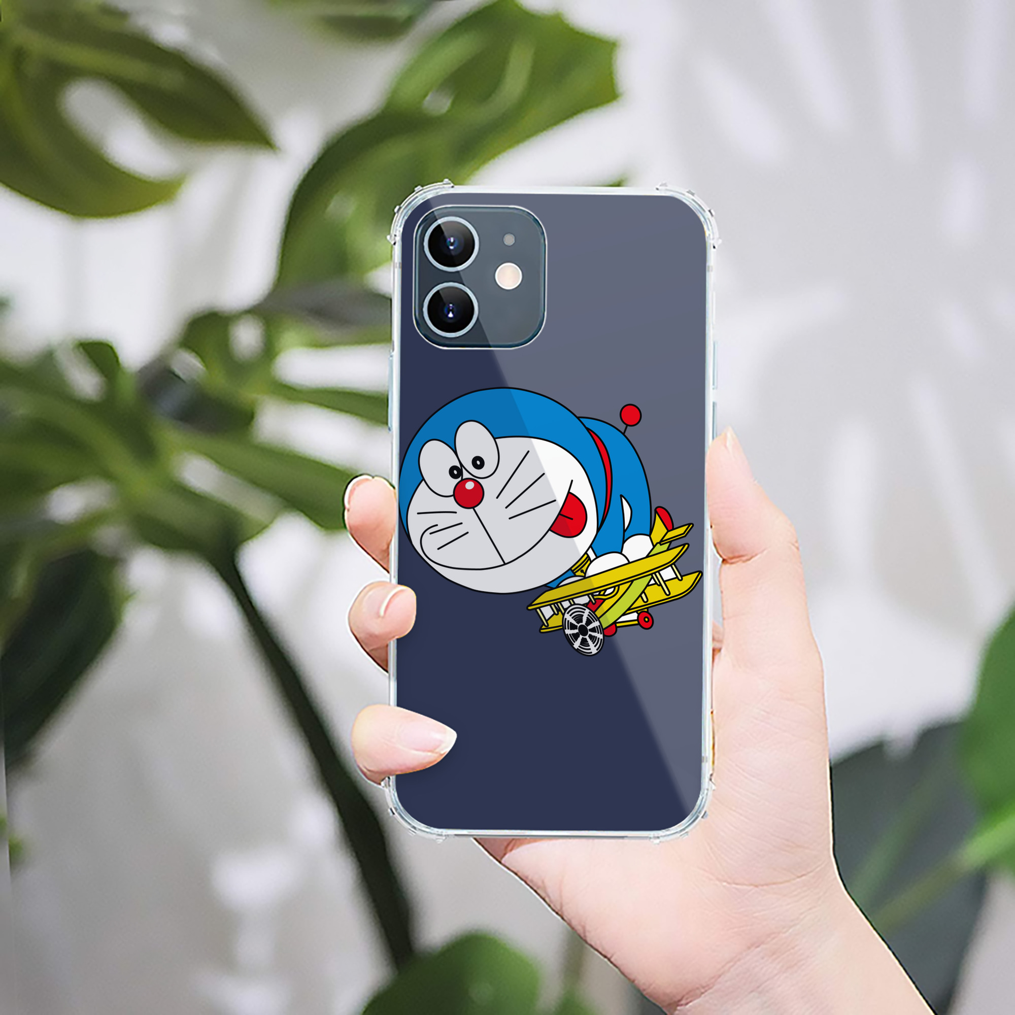 （画像用） ドラえもん Doraemon 【iPhone 12シリーズ対応】透明スマホケース（クリアソフトケース）